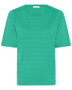 T-shirt - Basic Cotton Mix - Grøn - Micha