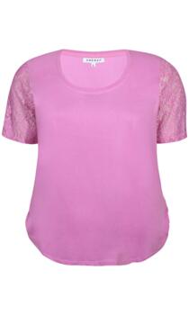 T-shirt - Amora - Pink - Zhenzi