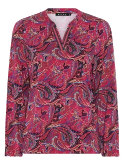 Bluse - Paisley - Plum - Micha