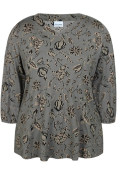 Bluse - Sylva - Stone Green - Zhenzi