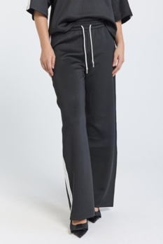 Bukser - FQMalacy - Black/Off White - FREEQUENT