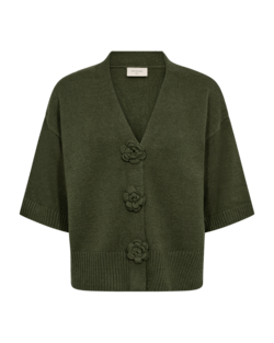 Cardigan - Strik - FQAlpi - Kombu Green - FREEQUENT