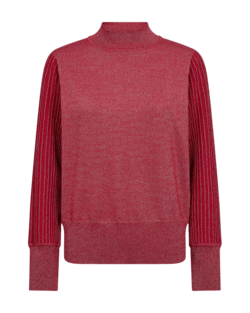 Pullover - Strik - FQBisolo - Chili Pepper W. Silver - FREEQUENT