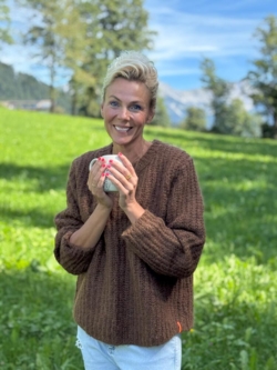 Pullover - Strik -  Kaffetid - Brown -  Lene Beier X Lind