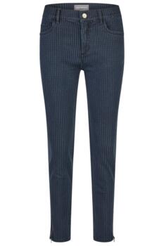 Bukser - Prag - Marineblå m. strib - Anna Montana