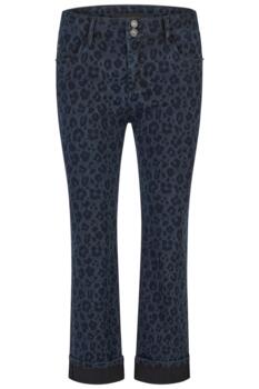 7/8 Jeans - Columbia - Navy/Leopard - Anna Montana