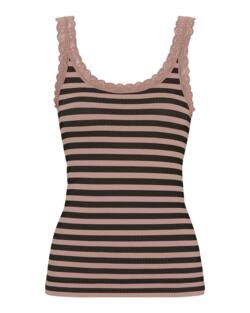 Top - ISA Stripe Dark - Rosa Antico - Tim & Simonsen