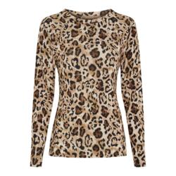 Langærmet T-shirt - Elissa - Camello - Marta du Château