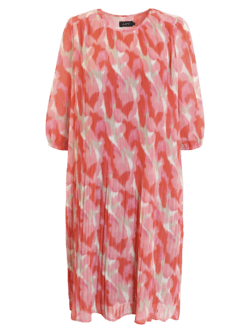 Kjole - Mønster - Koral/Rosa - Brandtex