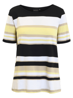 T-shirt - Gul/Sort - Brandtex