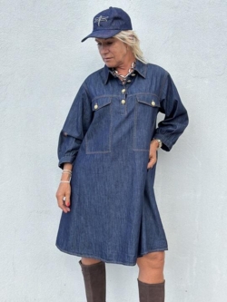 Kjole - Rio denim - Dark Blue - Gaspar