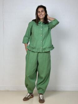 Bukser 7/8 - Colorado Canvas - Pistachio - Gaspar