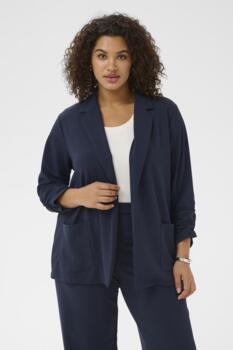 Blazer - KCpheolo 3/4 sleeve - Midnight Marine - KAFFE Curve