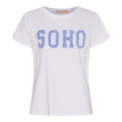 T.shirt - Herdis - White/Sky - Marta du Château