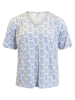 T-shirt - 219986 - Lyseblå/Hvid - CISO