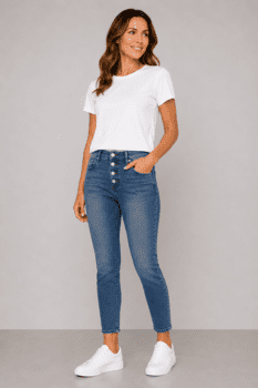 Jeans - KM2910 - Blå - Karostar