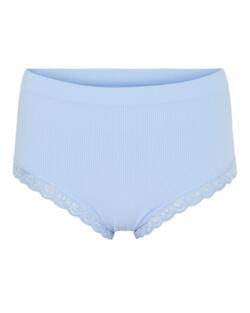 Trusser - Feline Rib Midi - Azzurro - Tim & Simonsen