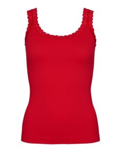 Top - Frida Rib - Rosso - Tim & Simonsen