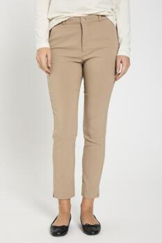 Bukser - FQSolvej Ankel - Silver Mink - FREEQUENT