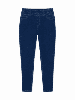 Bukser - KCvilana - Blue Denim - KAFFE Curve