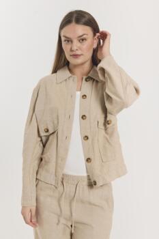 Jakke - FQLava - Sand Melange - FREEQUENT