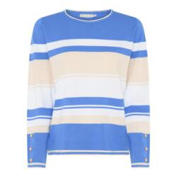 Bluse - Strik - Blå/Sand - Micha