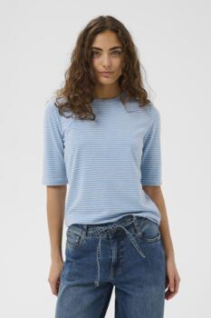 T-shirt - CUkiddy - Blue/White Stripe - Culture