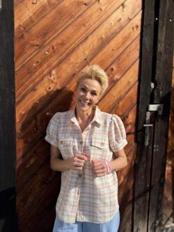 Skjorte - Korn - Soft Peach - Lene Beier X Lind