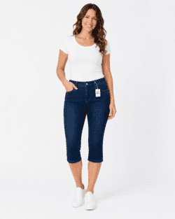 Capri jeans - Dora Milano - Stone Wash - Anna Montana