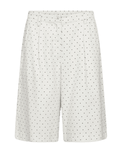 Shorts - FQAnya - Off-white W. Black - FREEQUENT