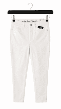Jeans - Angelika Slim Fit 7/8 - Hvid - Anna Montana