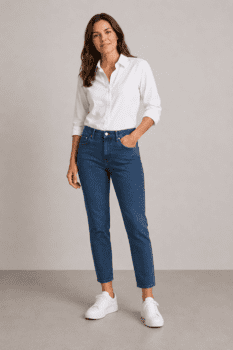 Jeans - Angelika Slim Fit 7/8 - Lys Denim - Anna Montana