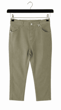 Capri bukser - Dora Comfort Flexi - Lys Oliven - Anna Montana