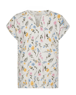 T-shirt - FQViva - Off-white W. Golden - FREEQUENT