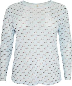 Meshbluse - Gwenna - Blue Combi - Cassiopeia