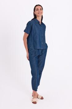 Bukser - FQEsronda - Blue Denim - FREEQUENT