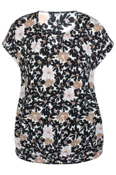 Bluse - Ze-Damini - Brun/Sort - ZE-ZE