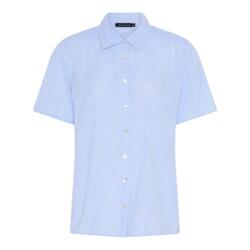 Skjorte - Stribet blå/hvid - MICHA