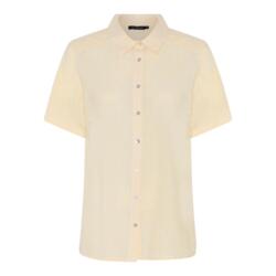 Skjorte - Stribet gul/hvid - MICHA