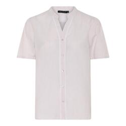 Skjorte - Stribet sand/hvid - MICHA