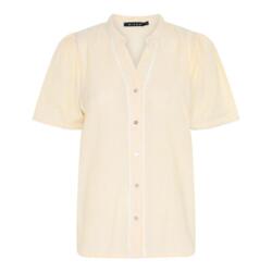 Skjorte - Stribet gul/hvid - MICHA