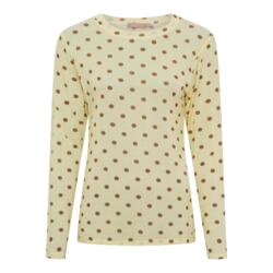 Langærmet T-shirt - Elissa - Giallo - Marta du Château