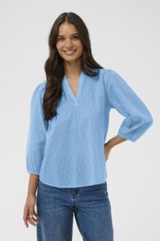 Bluse - KAgabriela - Azure Blue - KAFFE