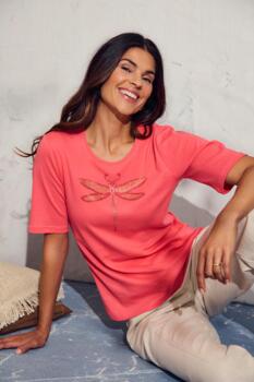 T-shirt - 220408 - Koral m/print - Signature
