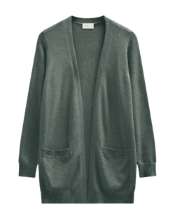Cardigan - Strik - Agnes - Grøn - FREEQUENT