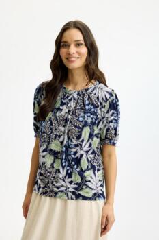 Bluse - Grazia - Blå - IN FRONT