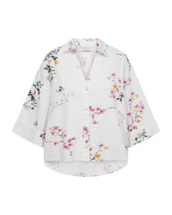 Skjorte - FQlavisco - Off White Ballerina - FREEQUENT