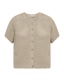 Cardigan - FQtota - Beige - FREEQUENT