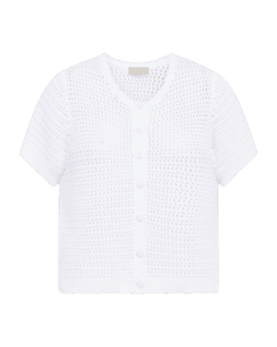 Cardigan - FQtota - Brilliant White - FREEQUENT