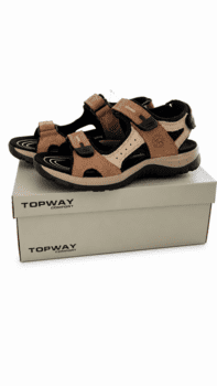 Sandal - TOPWAY COMFORT - Khaki multi - ØLHOLM